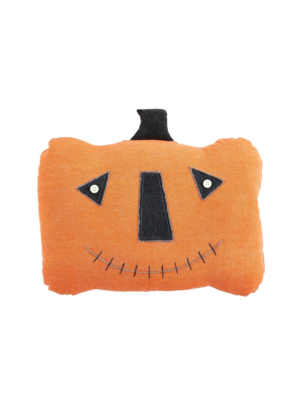 Mud Pie Pumpkin Pillow, Orange, 18" x 15.5"